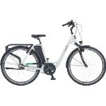 PROPHETE GENIESSER City E-Bike 28' Citybike (Laufradgröße: 28 Zoll, Rahmenhöhe: 49 cm, Damen-Rad, 461 Wh, Smaragd silber)