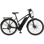Prophete E-Bike Entdecker für Damen und Herren, Trekking Elektrofahrrad 28", AEG ComfortDrive, Farbe schwarz matt