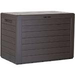 Braune Prosperplast Auflagenboxen & Gartenboxen 101l - 200l matt aus Kunststoff UV-beständig 