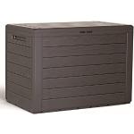 Ockerfarbene Prosperplast Auflagenboxen & Gartenboxen 101l - 200l mit Deckel 