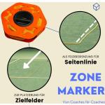 ProSportAustria Zone Marker Tennis Begrenzungsseil mit 48 Meter = 4 x 12m für Tennis Fußball Markierung