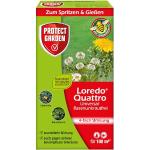PROTECT GARDEN Universal-Rasenunkrautfrei Loredo Quattro Rasen-Unkrautvernichter gegen hartnäckige Unkräuter mit 4-fach Wirkung, 100 ml