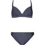 Graue Protest Triangel-Bikinis mit verstellbaren Trägern für Damen für den für den Sommer 