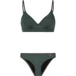 Grüne Elegante Bikini-Tops mit Schnalle mit Bügel für Damen Größe M 