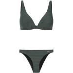Reduzierte Graue Protest Triangel-Bikinis aus Polyester für Damen Größe XL 
