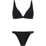 Reduzierte Schwarze Protest Triangel-Bikinis aus Polyester für Damen Größe XL 