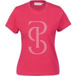 Reduzierte Pinke Kurzärmelige T-Shirts für Damen Größe L 