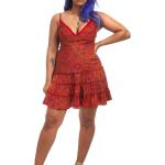 Blaue Mini Minikleider & kurze Kleider für Damen für Festivals 