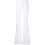 Reduzierte Weiße Pantaloni Torino Schlaghosen aus Polyamid für Damen Größe M 