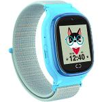 Blaue Smartwatches mit Musikwiedergabe mit Schrittzähler für Kinder 