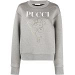PUCCI Sweatshirt mit Logo-Print - Grau