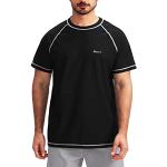 Schwarze T-Shirts für Herren Größe 3 XL für den für den Sommer 