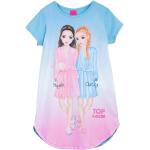 Hellblaue Depesche TOPmodel Top Model Kindernachthemden & Kindernachtkleider aus Baumwolle für Mädchen Größe 128 