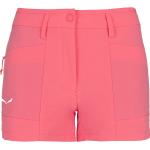 Korallenrote Salewa Puez Cargo-Shorts für Damen 
