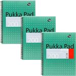 Reduzierte Silberne Pukka Pads Notizbücher & Kladden aus Papier 3-teilig 