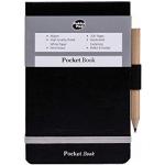 Schwarze Pukka Pads Notizbücher & Kladden DIN A7 aus Papier 