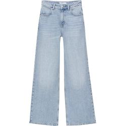 Pull&Bear Damen Jeans hellblau, Größe 42 hellblau 32-33