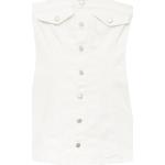 Weiße Ärmellose Mini Minikleider & kurze Kleider für Damen Größe S 