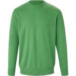Grüne Peter Hahn Rundhals-Ausschnitt Kaschmir-Pullover mit Vogel-Motiv aus Wolle maschinenwaschbar für Herren 