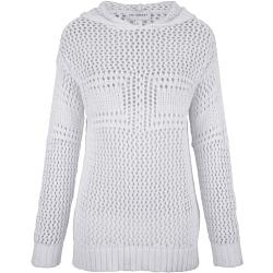 Pullover aus angenehmer Baumwollmischung AMY VERMONT Weiß