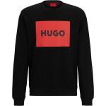 Schwarze HUGO BOSS HUGO Nachhaltige Herrensweatshirts aus Baumwolle Größe XS 