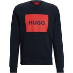Dunkelblaue HUGO BOSS HUGO Nachhaltige Herrensweatshirts aus Baumwolle Größe XS 