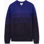Hellblaue COS Rundhals-Ausschnitt Wollpullover aus Wolle für Herren Größe M für den für den Winter 