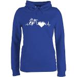 Royalblaue shirtracer Damenhoodies & Damenkapuzenpullover mit Tiermotiv aus Baumwolle Größe S 