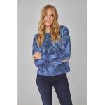 Blaue Lieblingsstück Nachhaltige Rundhals-Ausschnitt Rundhals-Pullover für Damen Größe XL für den für den Herbst 