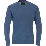 Blaue Redmond Rundhals-Ausschnitt Rundhals-Pullover für Herren 
