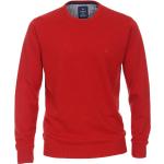 Rote Redmond Rundhals-Ausschnitt Rundhals-Pullover für Herren 