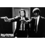 Pulp Fiction - Guns - FilmMaxi-Poster, Druck, Poster Kino Movie Quentin Tarantino Uma Thurman John Travolta - Grösse 91,5x61 cm