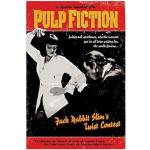 Bunte Pulp Fiction Poster aus Papier 30x40 