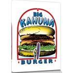 Moderne 1art1 Pulp Fiction Big Kahuna Burger Keilrahmenbilder mit Burger-Motiv aus Holz 60x80 