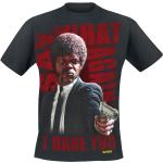 Pulp Fiction T-Shirt - Say What Again - S bis 4XL - für Männer - Größe XXL - schwarz - Lizenzierter Fanartikel