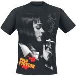 Pulp Fiction T-Shirt - Smoke - S bis 3XL - für Männer - Größe S - schwarz - Lizenzierter Fanartikel
