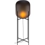 Schwarze Pulpo Oda Runde Stehlampen & Stehleuchten  satiniert aus Glas E27 
