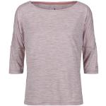 Rosa Langärmelige Regatta T-Shirts aus Jersey für Damen Größe M 