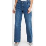Blaue Unifarbene PULZ 5-Pocket Jeans aus Denim für Damen Weite 29, Länge 30 