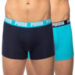 Blaue Sportliche Puma Basic Boxer-Briefs & Retropants aus Baumwollmischung für Herren Größe XXL 2-teilig 