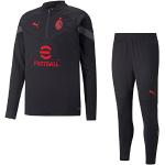 PUMA AC Mailand Trainingsanzug für Herren Trainingsjacke und Trainingshose | AC Mailand Fanartikel | Fußball Fanartikel, Größe:L, Farbe:Anthrazit