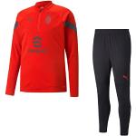 PUMA AC Mailand Trainingsanzug für Herren Trainingsjacke und Trainingshose | AC Mailand Fanartikel | Fußball Fanartikel, Größe:XXL, Farbe:Rot