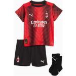 PUMA AC Milan 23/24 Heimtrikot Baby-Kit Für Kinder | Mit Aucun | Rot/Schwarz | Größe: 86