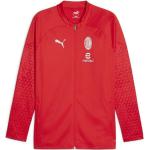 Puma Ac Milan Football Training Jacket for all time red/feather gray