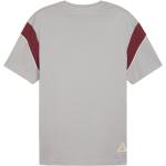 Graue Kurzärmelige Puma AC Mailand Katzen-Shirts mit Katzenmotiv aus Jersey für Herren Größe L 