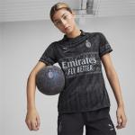 PUMA AC Milan x PLEASURES Fußballtrikot Damen | Mit Aucun | Schwarz/Grau | Größe: L PUMA Black-Asphalt