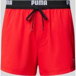 Rote Puma Herrenbadeshorts & Herrenboardshorts aus Polyester Größe M 