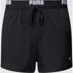 Schwarze Puma Herrenbadeshorts & Herrenboardshorts aus Polyester Größe XL 