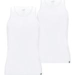 Weiße Puma Basic Tank-Tops aus Baumwolle für Herren Größe M 2-teilig für den für den Sommer 