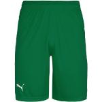 Reduzierte Grüne Bestickte Puma Kurze Hosen mit Basketball-Motiv für Herren Größe XS Weite 40 